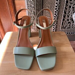 Green 5 inch Heels